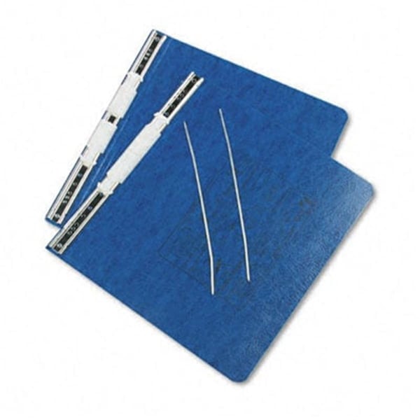 Made-To-Stick Pressboard Hanging Data Binder 8-1/2 x 11 Unburst Sheets Dark Blue MA193338 - main